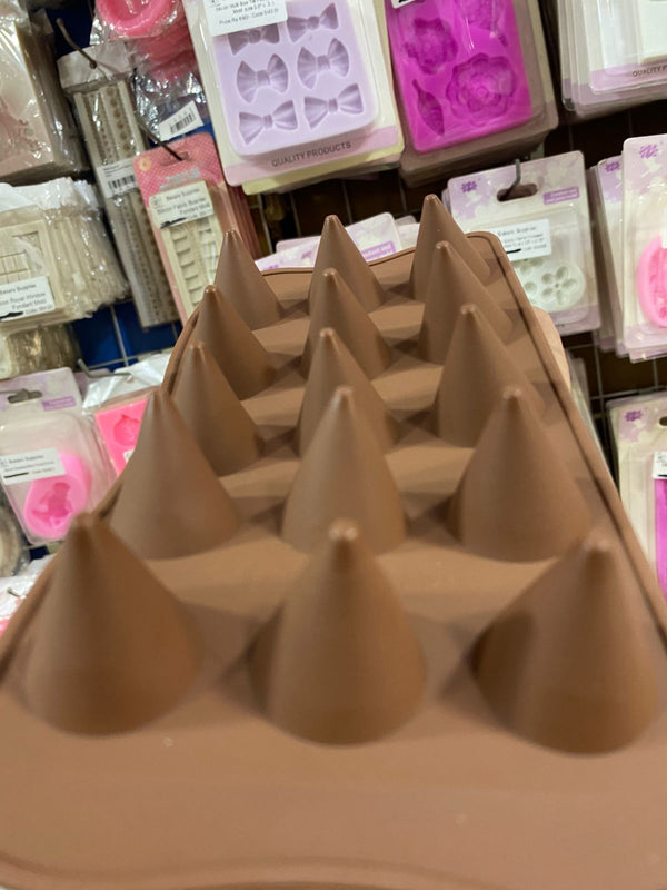 Silicon 15 Cavity Cone Kisses Chocolate Mold
